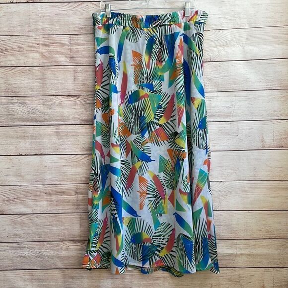 SALON STUDIO REVERSIBLE MODEST MAXI SKIRT - Picture 1 of 9